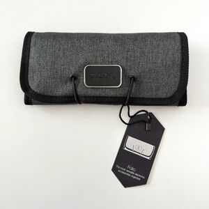 NWT Folio Black and Gray Accessories Organizer